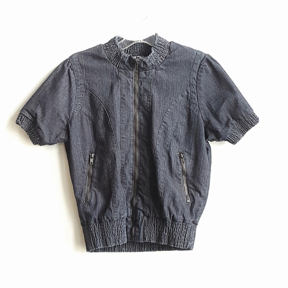 Drama Gold black/indigo denim jacket